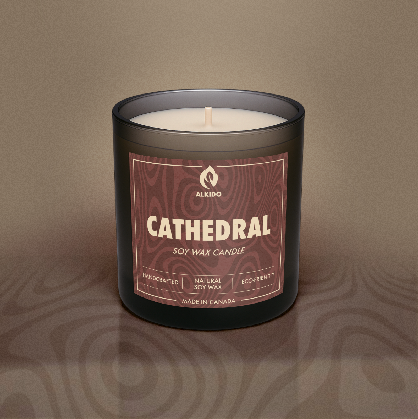 Frankincense soy wax candle – ALKIDO CATHEDRAL, rich and meditative, hand-poured in Toronto