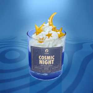 Soy wax candle – ALKIDO COSMIC NIGHT, dark-toned and hand-poured in Toronto