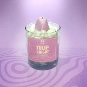 TULIP KNIGHT soy wax candles – sculptural, hand-poured, and bold decor