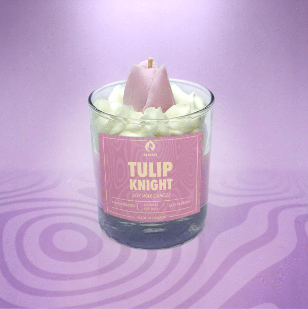 TULIP KNIGHT soy wax candles – sculptural, hand-poured, and bold decor