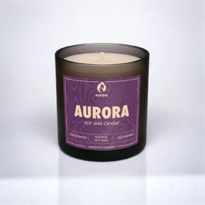 ALKIDO AURORA – Lavender Soy Wax Candle, hand-poured in Toronto with soft floral scent