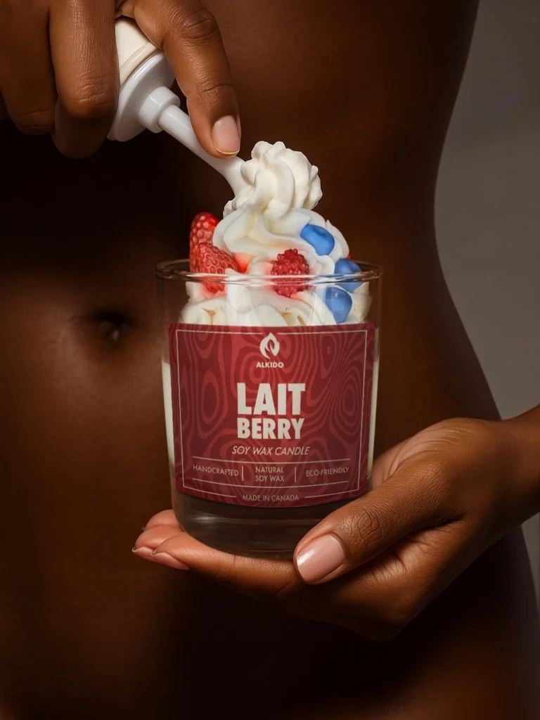 Frosted Sweet Queendom candle.