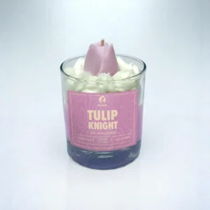 TULIP KNIGHT soy wax candles – sculptural, hand-poured, and bold decor
