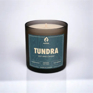 ALKIDO TUNDRA – Eucalyptus Candle Soy Wax, crisp herbal scent, hand-poured in Toronto