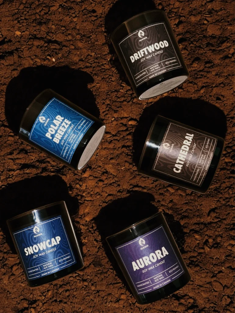 Classic candle - Glacier. 