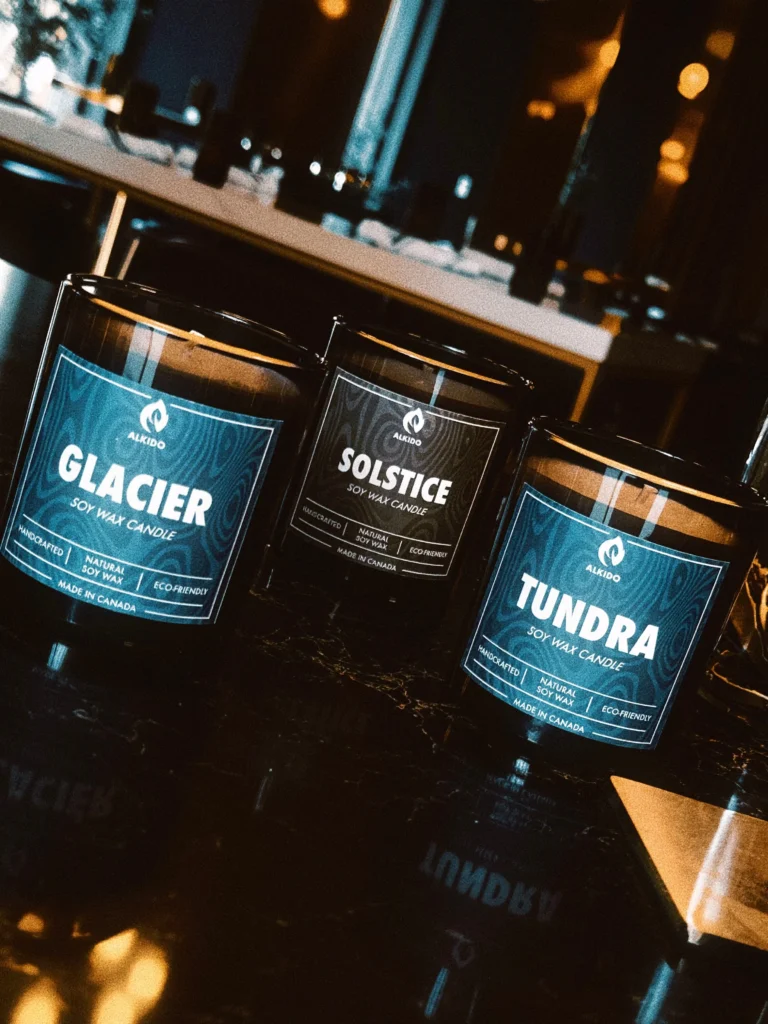 Classic candle - Glacier. 